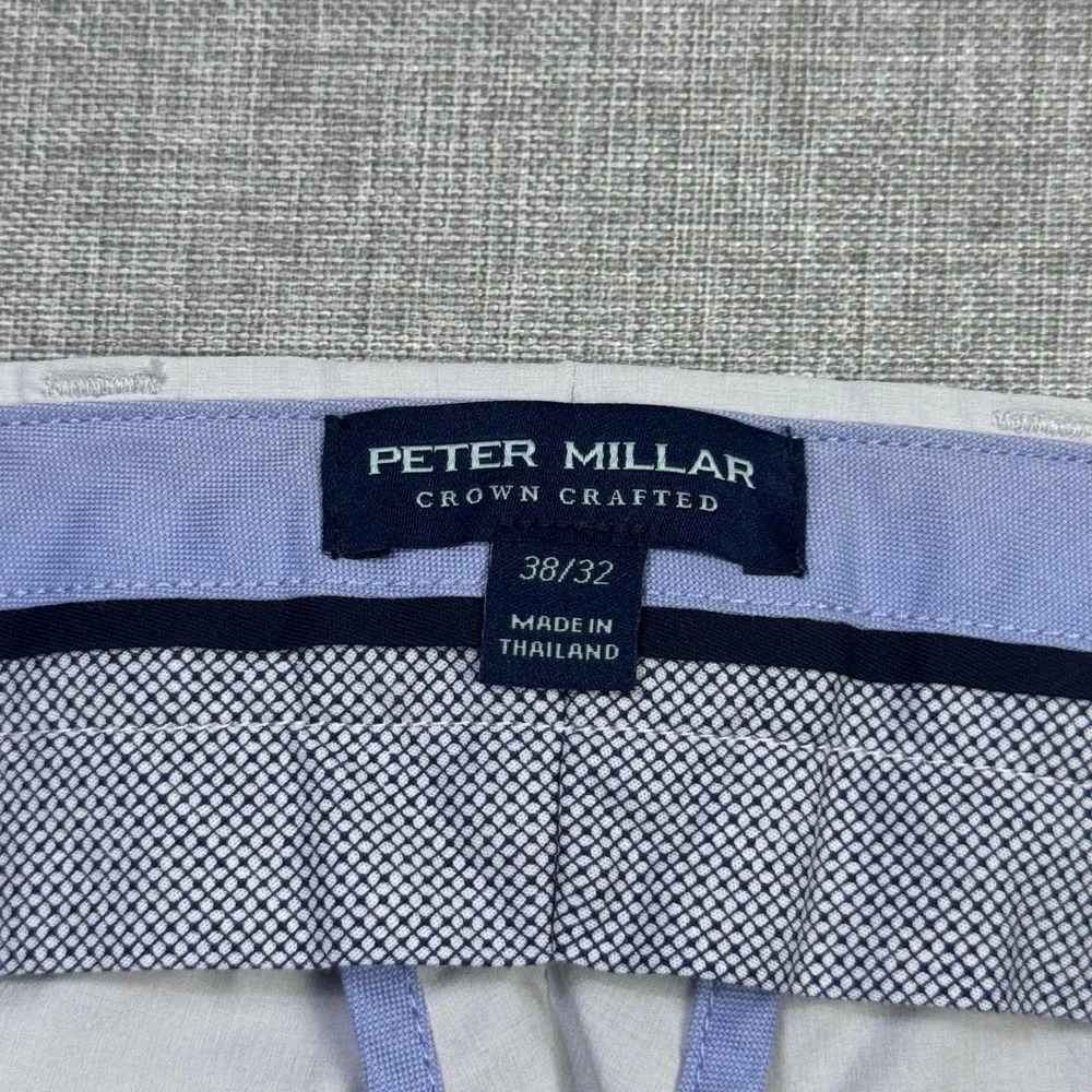 Peter Millar Crown Crafted Surge Performance Trouser Pants Mens 38x32 Gray